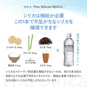 The Silicaシリカ天然水500ml 24本×2箱（計48本）【早期発送】大山山麓のおいしい天然水 軟水 ザ・シリカ シリカ水 鳥取県 米子市 