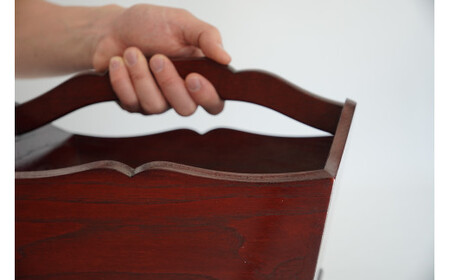 【鳥取民芸木工】炭斗（すみとり）