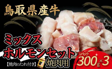 鳥取県産牛　焼肉用ミックスホルモンセット 国産 ホルモン 焼肉 小分け 10,650円