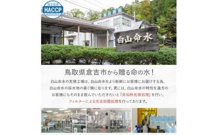 白山命水セットA 500ml×24本 ミネラルウォーター 国産 天然水