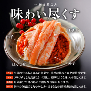 【 親がに 甲羅盛り 5個セット 冷凍 】N106 11月から受付開始！ かに 蟹 カニ せこがに せいこがに