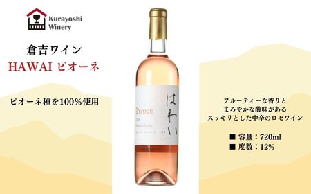 倉吉ワイン「はわい」ピオーネワイン 白ワイン 赤ワイン