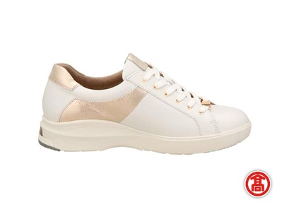 ＜ペダラ＞レディーススニーカー 1212A198(ホワイト×リッチゴールド(フィルム加工)×24.0cm) 境港市 靴 くつ シューズ カジュアル スニーカー 歩きやすい アシックス【T-SAK-AA6-E】【米子高島屋選定品】