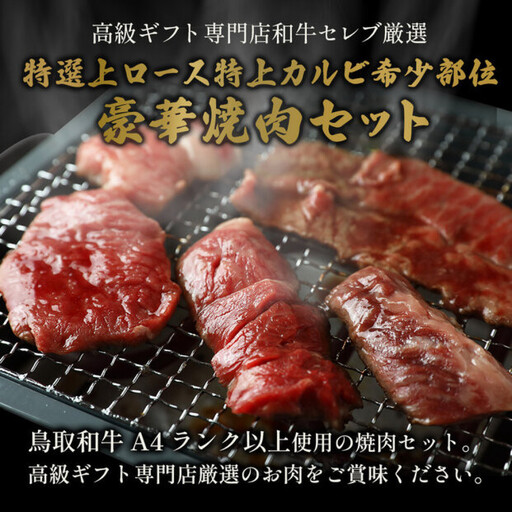 ＜ギフト＞特選上ロース特上カルビ＆希少部位入り焼肉セット(600g) ふるさと納税 境港市 特産品 国産 鳥取和牛 牛肉 厳選 ロース カルビ 希少部位 焼肉 食べ比べ 折箱 贈答用 【sm-DC001】【Giverichホールディングス】