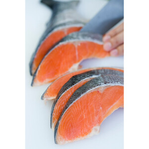 ＜数量限定＞氷温 熟成 境港サーモン3種セット(8切)