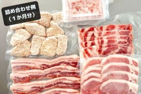 198.オンリーBOO月替わりおすすめ豚肉セット定期便(半年)