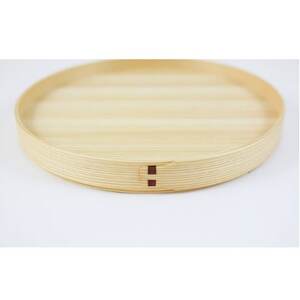 智頭杉 曲げわっぱ丸盆【1222277】