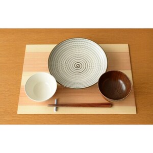 智頭杉 ランチョンマット(クリア)2枚セット【1222288】