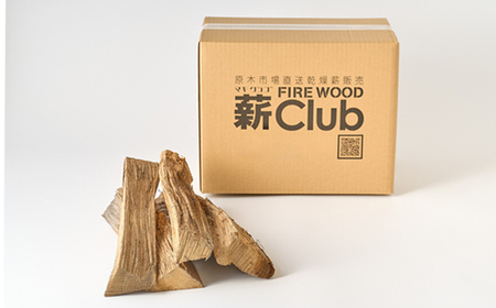 智頭の薪 ナラ乾燥薪36cm大中割 約13kg 【Sボックス】【1600311】