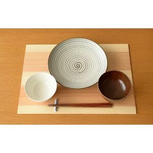 智頭杉　ランチョンマット(オイスター)2枚セット【1222287】