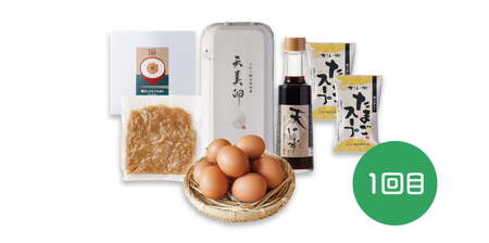 Y991 【3か月定期便】たのしい卵かけご飯定期便【平飼い卵】〈大江ノ郷自然牧場より直送〉