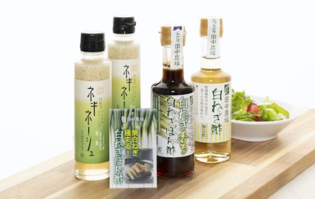 Y189 田中農場の白ネギ調味料セット