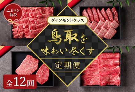 Y013 【和牛セレブ】鳥取和牛 定期便 ダイヤモンドクラス