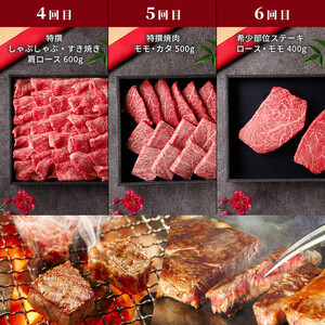 【和牛セレブ】鳥取和牛 定期便 「レギュラークラス」（定期便６回）