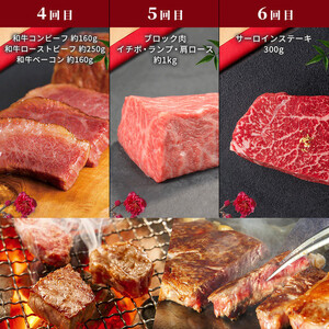 【和牛セレブ】鳥取和牛 定期便 「シルバークラス」(定期便6回)