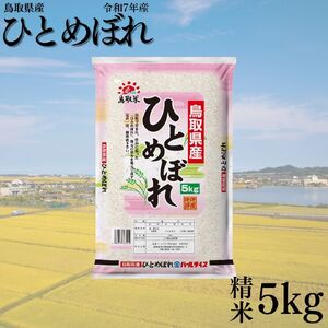 390K.鳥取県産ひとめぼれ◇精米5kg◇令和7年産