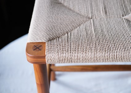 161K.■ドモク堂■ペーパーコードスツール〔椅子〕