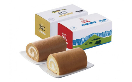 白バラ生ロールケーキギフト（２本）