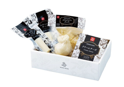 1012.白バラのチーズギフト