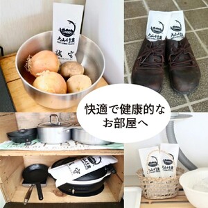 KR-12　鳥取県産 大山 竹炭 ブーツ用 2本セット 除湿 消臭 湿気対策 誠守（まさもり）