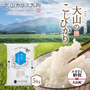 【先行予約】KT-01 大山カラス天狗 大山のこしひかり5㎏【令和8年10月以降発送】