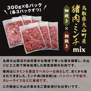 GB-14　猪肉ミンチ（ミックス）1.8kg（300g×6パック）