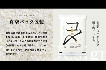 ＜新米・令和6年産予約＞ 真空パック包装 鳥取県産コシヒカリ20kg (5kg×4袋)  令和6年産 Elevation