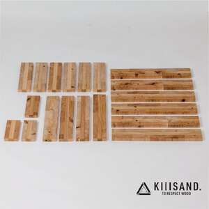 ＜DIY用＞ ステップ PARTS KIT (木材パーツ19本・ビス74本・ボンド１本) 材木 木 SDGs 木 Kiiisand. CLT 無塗料 鳥取CLT