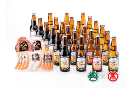 AX6＜大山Gビール＞大山Gビール・大山ハム詰合せB（大山ブランド会）