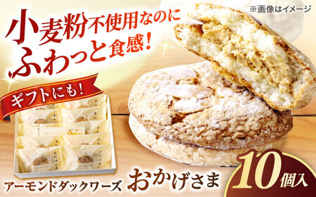 洋菓子 贅沢アーモンドダックワーズ【松江クロードのおかげさま 10個入り】ブッセ 洋菓子 グルテンフリー ギフト プレゼント 島根県松江市/有限会社松江クロード[ALCL003] 洋菓子 洋菓子