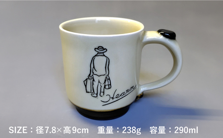 食器 【怪談120周年】小泉八雲マグカップ 2客セット 島根県松江市/出雲本宮焼高橋幸治窯[ALHA001] 食器 食器