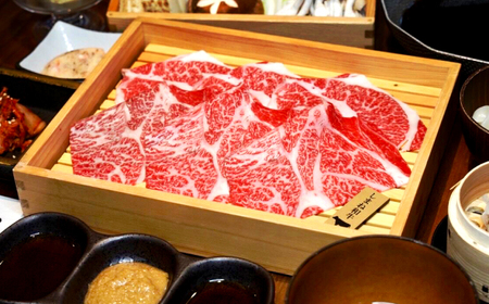 肉 肉質日本一！特選しまね和牛しゃぶしゃぶセット(300g×1パック)  島根県松江市/株式会社かがり陽[ALGP004] 肉 肉
