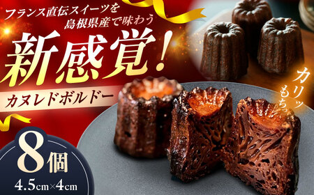 【年内発送】スイーツ カヌレドボルドー（８個入り）島根県松江市/HAPPY SWEETS FACTORY[ALHH001] スイーツ スイーツ