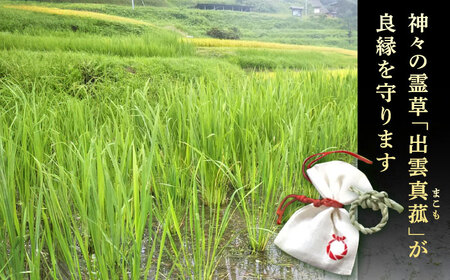 神の宿る神聖な植物・出雲真菰(まこも)のしめ縄で作られた唯一無二のお守り　島根県松江市/結ぶクリエイション[ALIE001]