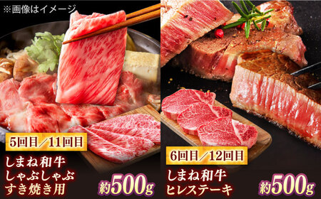 【全12回定期便】叉鬼の焼肉酒場 豪華特別セット！（ハラミ・牛タン・厳選焼肉・スライス・しゃぶしゃぶ/すき焼き・ヒレステーキ）計8.2kg　島根県松江市/株式会社O.R.C[ALEF014]