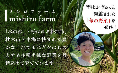 【訳あり】【数量限定30個】【先行予約/2026年6月上旬以降順次発送】美味しまねゴールド認証取得！ 松江市産 春おとずれ新たまねぎ 5kg 島根県松江市/mishiro farm[ALIJ001]