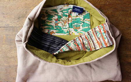 バッグ 【想い出の布でお作りする世界に1つのomoide bag】裂き織り ワンハンドル ショルダーバッグ 想い出 島根県松江市/covaci MAJIBON[ALAR001] バッグ バッグ