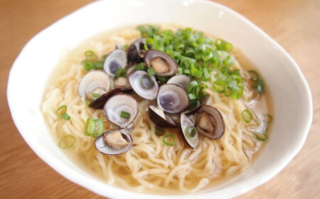 ラーメン 宍道湖産大和しじみ使用 しじみラーメン貝付鶏塩9食セット 島根県松江市/平野缶詰有限会社[ALBZ018] ラーメン ラーメン