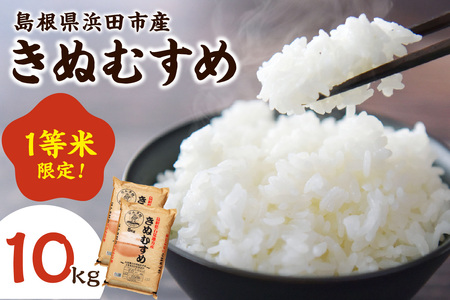 【令和7年産】浜田市産きぬむすめ10kg お取り寄せ 一等米 特産 米 お米 精米 白米 ごはん ご飯 コメ 新米 10キロ 10kg 10キロ 【197_1957】