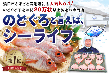 のどぐろ一夜干し700g（計7～10枚）「フライパンでも焼ける新定番」産地直送 干物 魚 一夜干し 人気 天然 ノドグロ 個包装 冷凍 アカムツ 【005_0137】