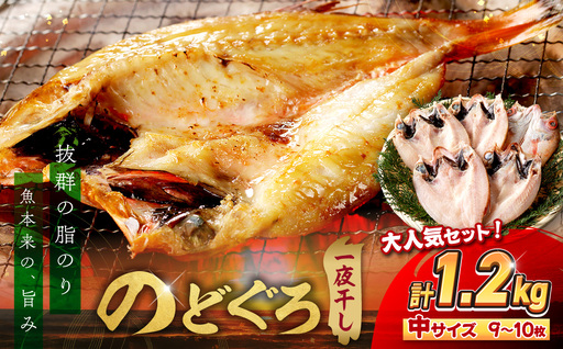 シーライフのどぐろ一夜干し9～10枚で計1.2kg 「大人気セット」【005_2066】