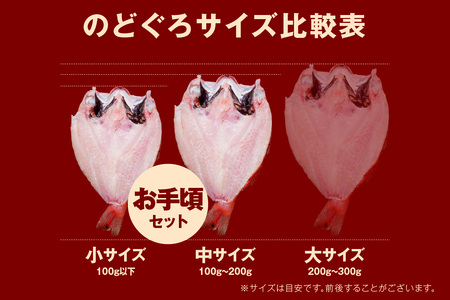 シーライフ のどぐろ一夜干し4～6枚で計400g「お手ごろセット」【005_2067】