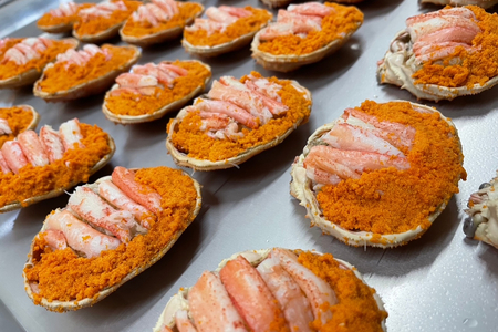 【訳あり】　親ガニ甲羅盛り 【087_1741】