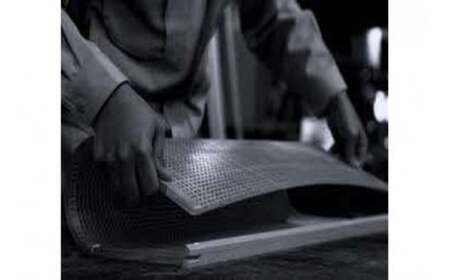 組子細工フロアランプ「しずく」【031_1970】