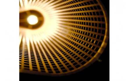 組子細工フロアランプ「しずく」【031_1970】