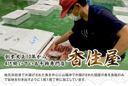  山陰浜田 香住屋の「のどぐろ」煮付け・塩焼き用（3～4尾） 魚介類 のどぐろ 煮付け 塩焼き 下処理済み のどくろ 【657】