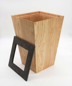 石州瓦とクリの木のダストボックス 伝統技術 職人の技 新生活 応援 準備 【178_2017】