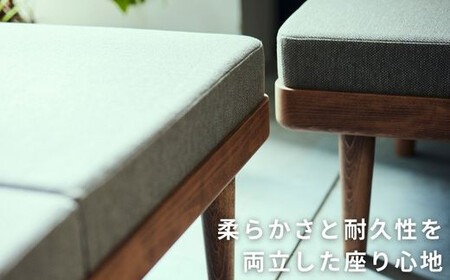 【開梱設置】 Coccole C451-2 2人掛けソファ ローソファ-