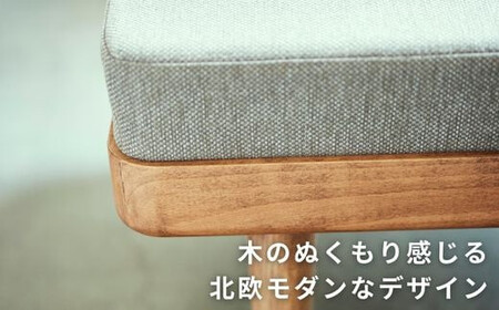 【開梱設置】 Coccole C451-2 2人掛けソファ ローソファ-