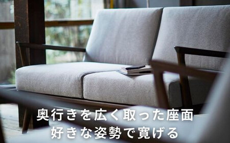 【開梱設置】 Coccole C459-2 2人掛けソファ ローソファ－